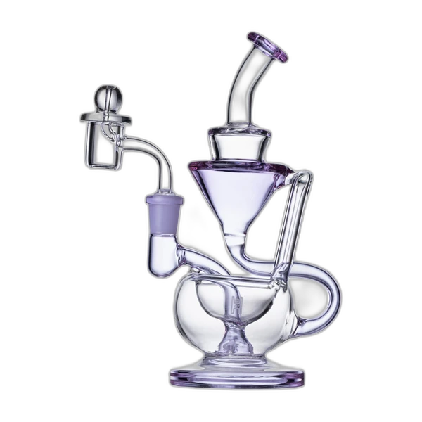 Human Grade 8" Recycler 1A Dab Rig