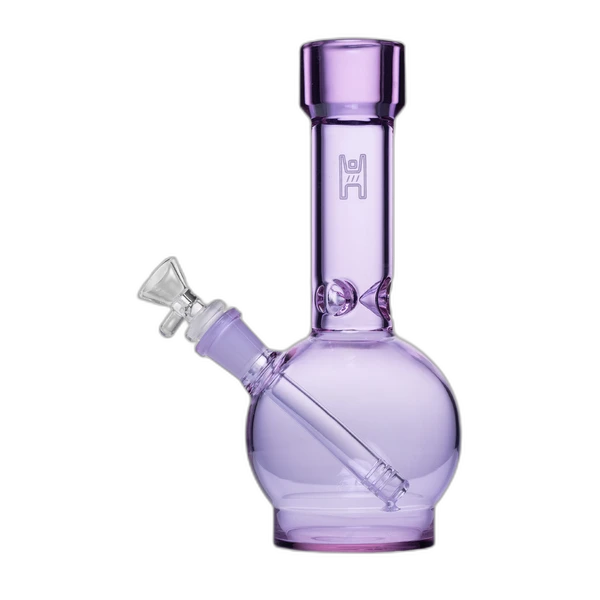Human Grade 9" Ball Water Pipe - Lavender