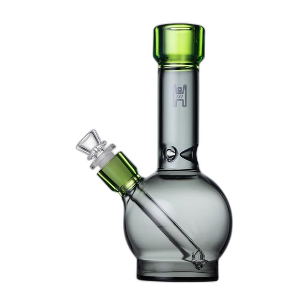 Human Grade 9" Ball Water Pipe - Smoke Matrix