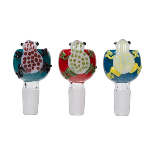 Human Grade Animal Bowls Frog Handle 3 Pack
