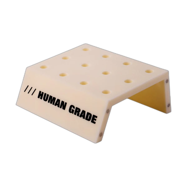 Human Grade Bowl Stand, in White