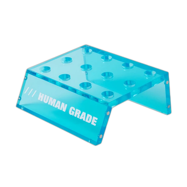 Human Grade Bowl Stand, in Blue