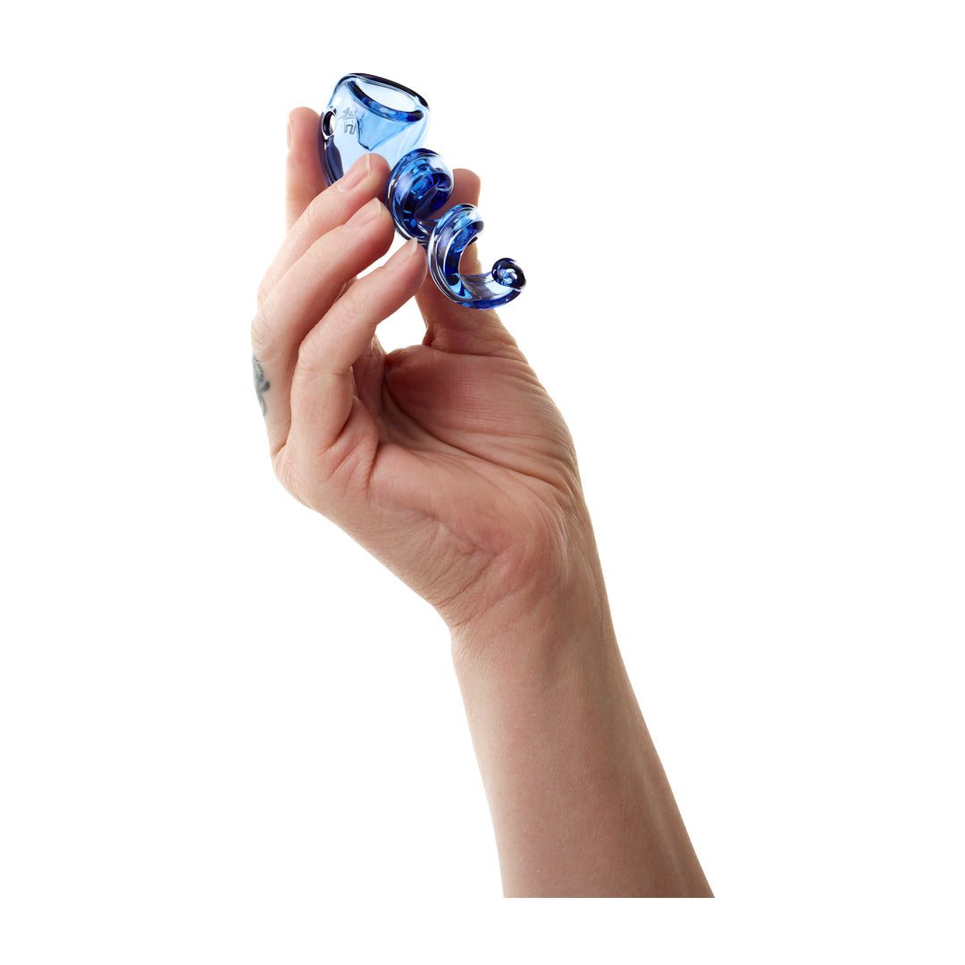 Human Grade Corkscrew Hand Pipe