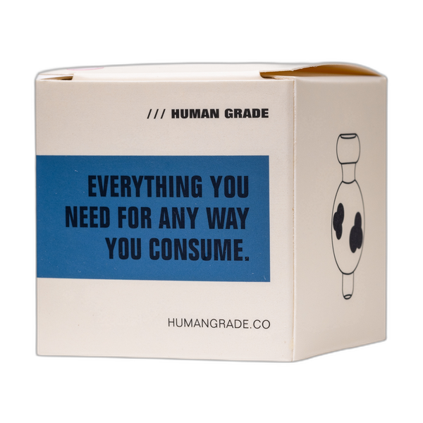 Human Grade Cow Carb Cap retail box, alternate view