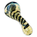 Human Grade Eye of the Galaxy Hand Pipe in Silver Fumed Galaxy Dichro