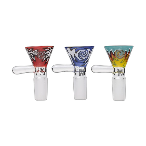 Human Grade Handle Bowls Wig Wag Clear 3 Pack