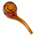 Human Grade Hawkbill Hand Pipe in Amber