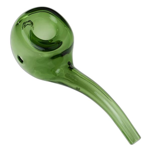 Human Grade Hawkbill Hand Pipe in Green