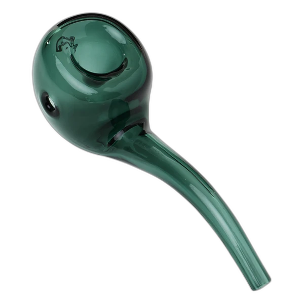 Human Grade Hawkbill Hand Pipe in Lake Green