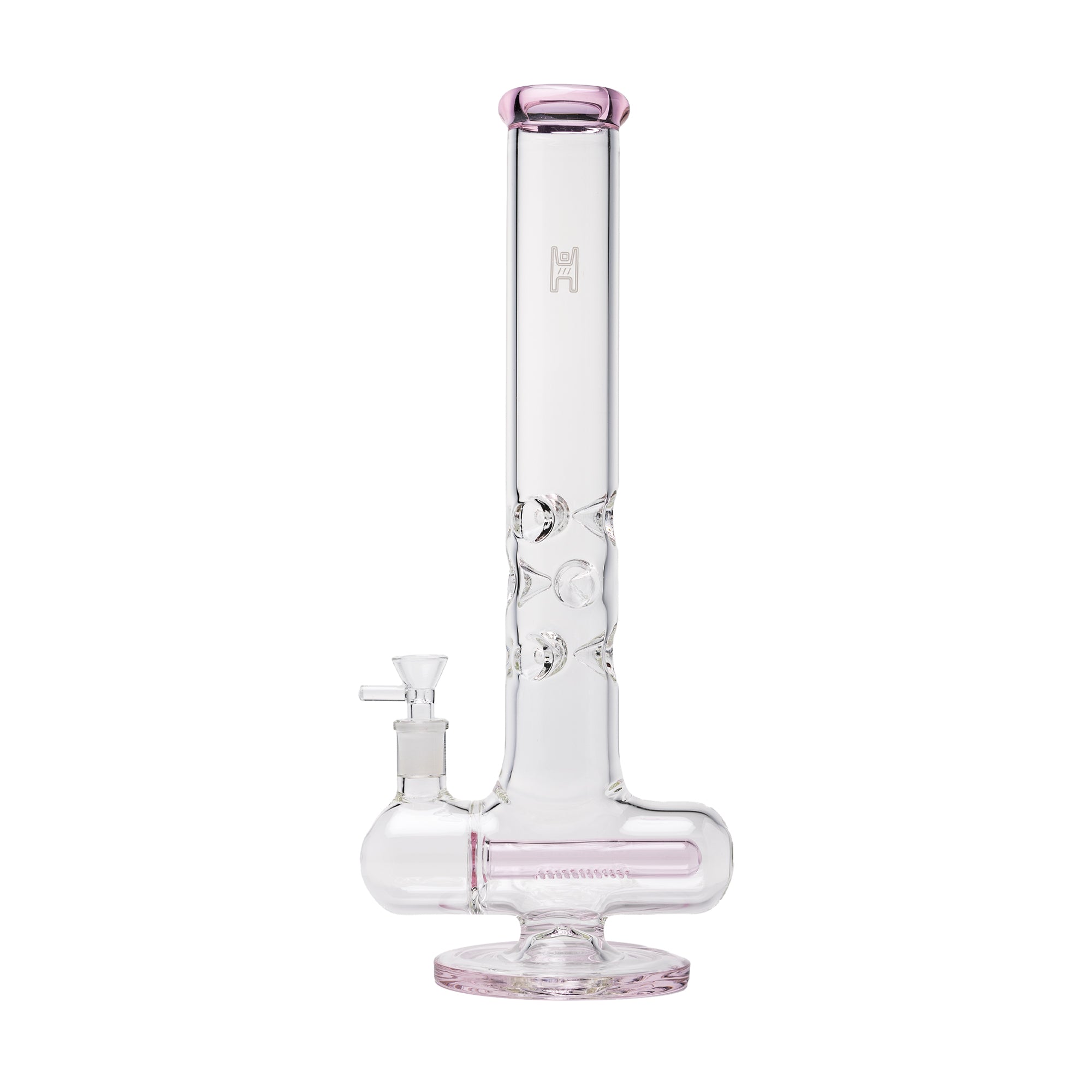 Human Grade Inline Tube Triple Ice Catch Water Pipe