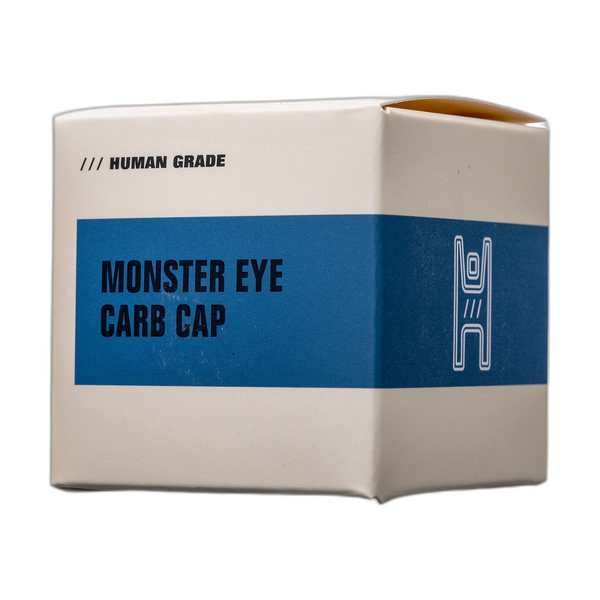 Human Grade Monster Eye Carb Cap retail box front