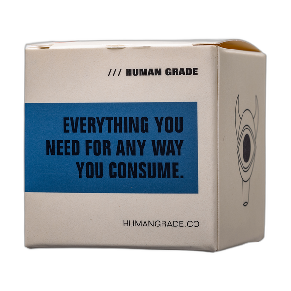 Human Grade Monster Eye Carb Cap retail box side