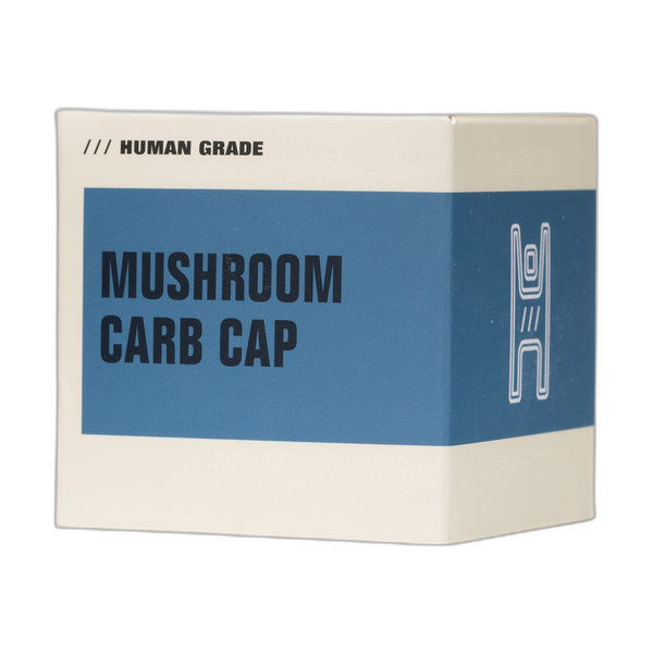 Human Grade Mushroom Carb Cap retail box front