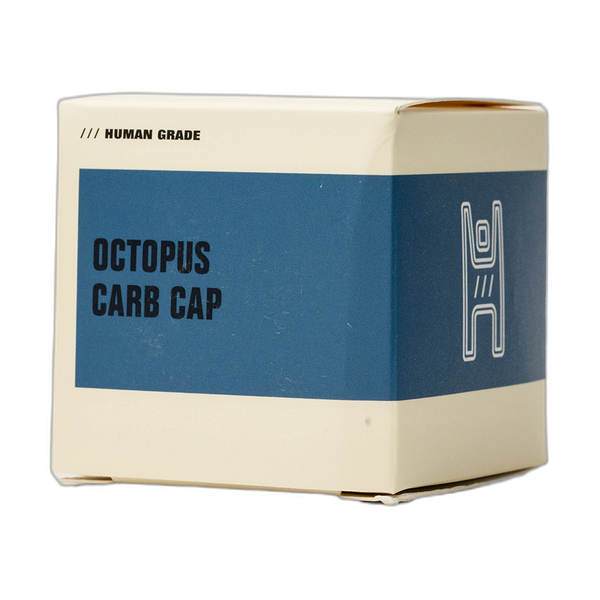 Human Grade Octopus Carb Cap, retail box, front view
