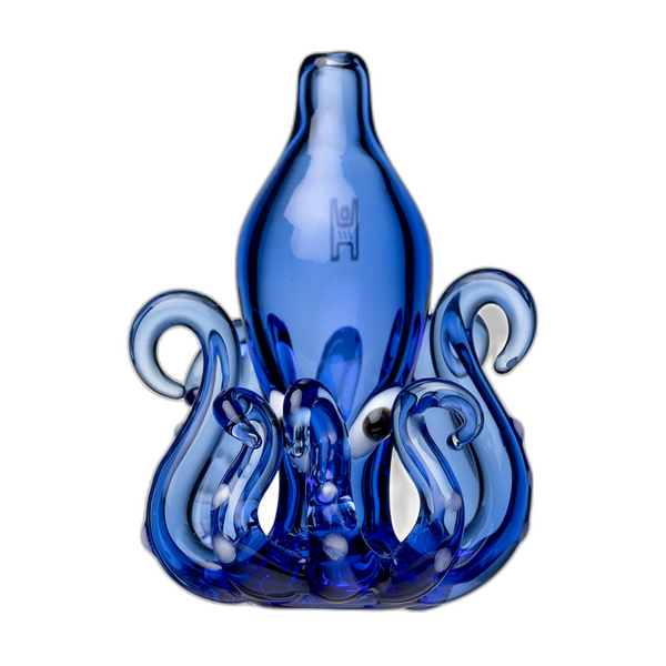 Human Grade Octopus Carb Cap, blue glass