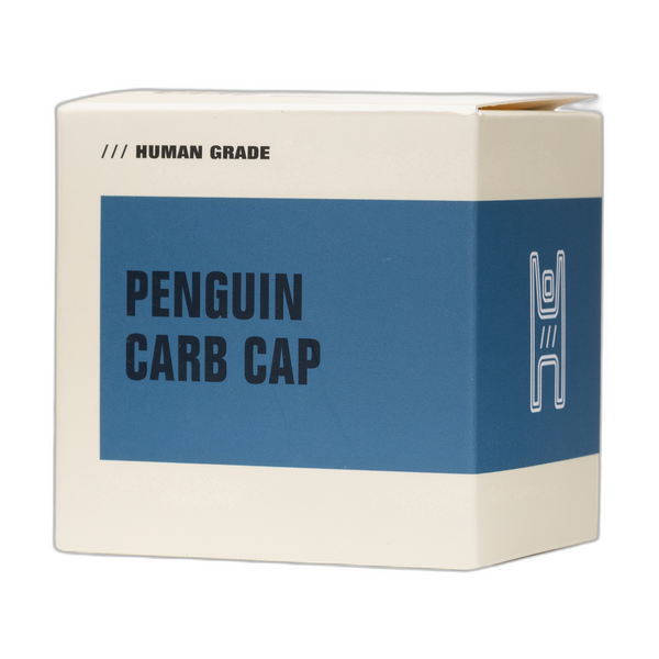 Human Grade Penguin Carb Cap retail box front