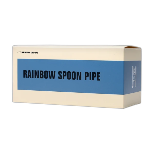 Human Grade Rainbow Spoon Pipe