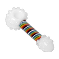 Human Grade Rainbow Spoon Pipe – 4.5" borosilicate glass hand pipe