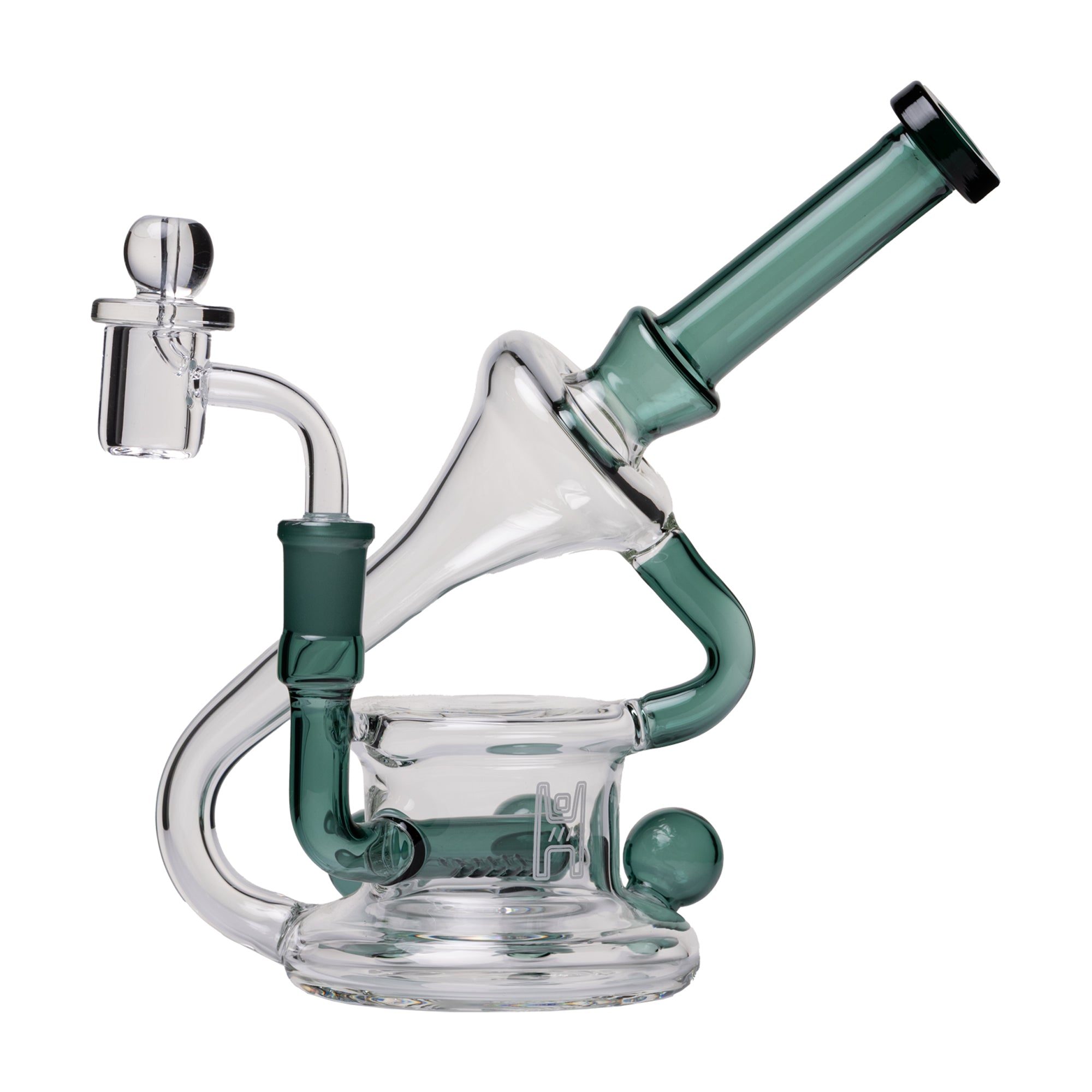 Human Grade Recycler 45 Triple Marble Dab Rig