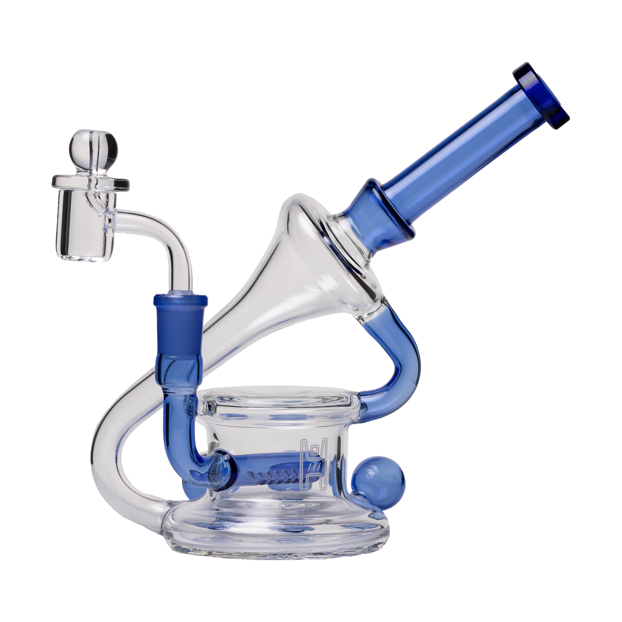 Human Grade Recycler 45 Triple Marble Dab Rig