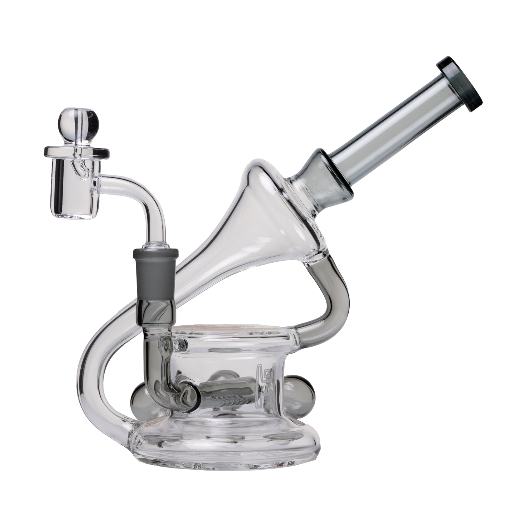 Human Grade Recycler 45 Triple Marble Dab Rig
