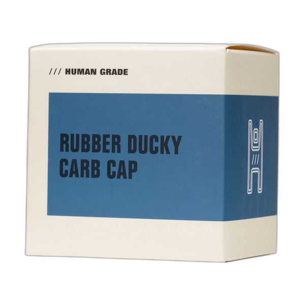 Human Grade Rubber Ducky Carb Cap retail box front
