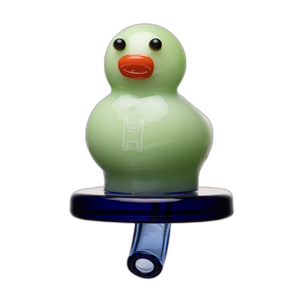 Human Grade Rubber Ducky Carb Cap in milky green