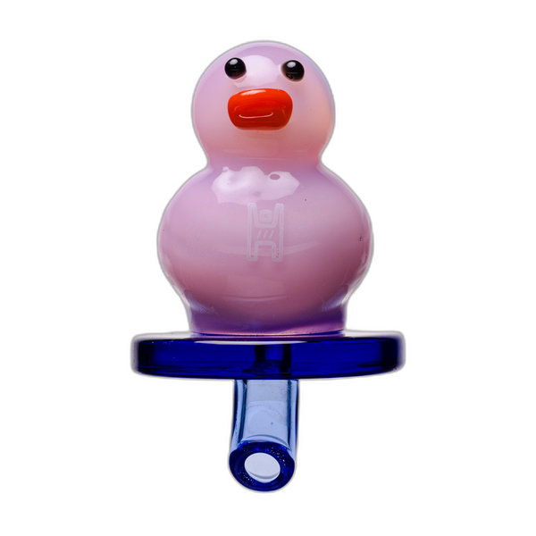 Human Grade Rubber Ducky Carb Cap in milky pink