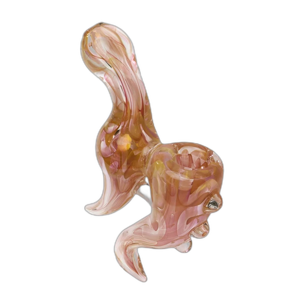 Human Grade Sherlock Model C Hand Pipe, in Gold Fumed