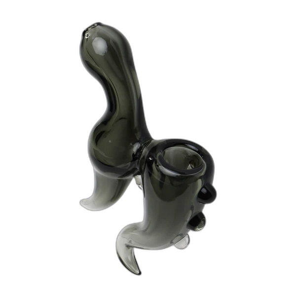 Human Grade Sherlock Model C Hand Pipe, in Smoke