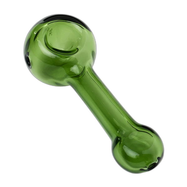 Human Grade Spoon Pipe Model D, in Green