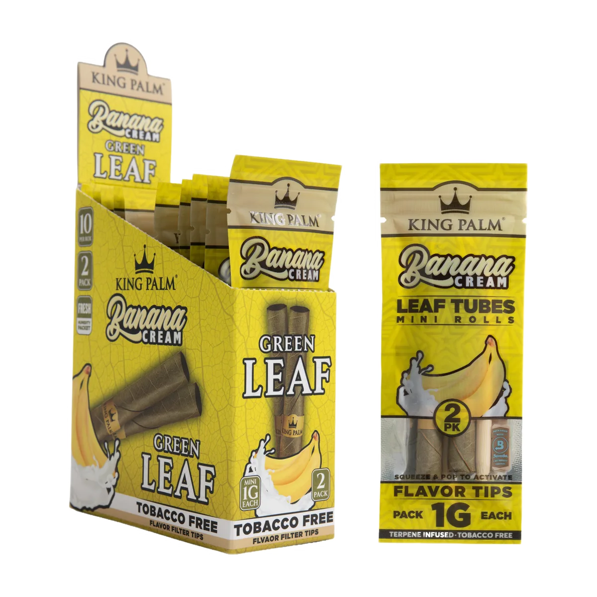 King Palm Mini Natural Palm Leaf Cones – product image
