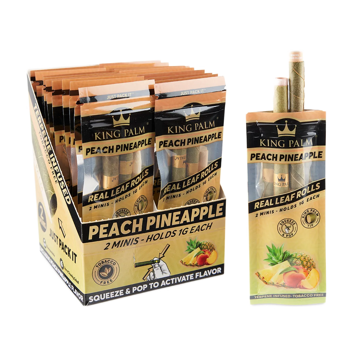 King Palm Mini Natural Palm Leaf Cones