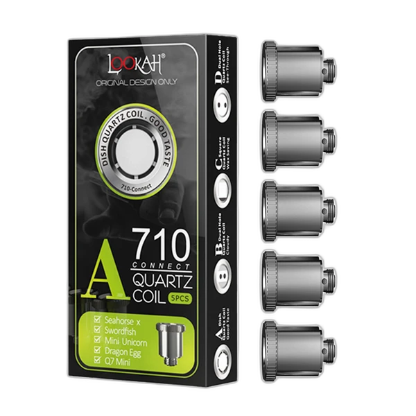 Lookah 710 Quartz Coils – Dish Quartz Coil