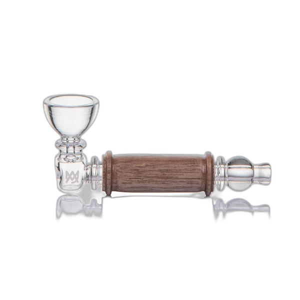 MJ Arsenal Alpine Creek Hand Pipe - modular walnut-accented hand pipe