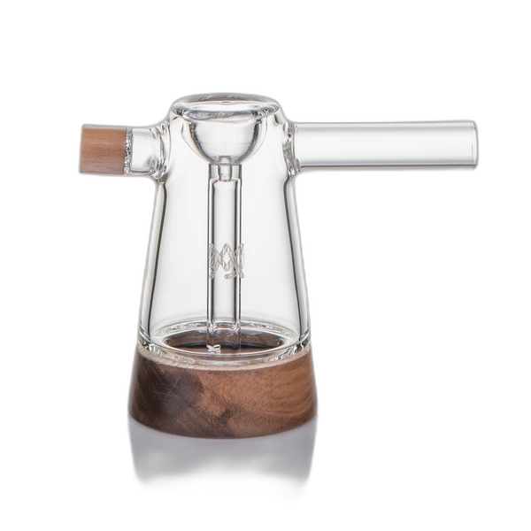 MJ Arsenal Alpine Mesa Bubbler - compact walnut-accented bubbler