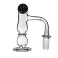 MJ Arsenal Cumulus Bubble Slurper – full weld quartz slurper banger with bubble chamber, marble cap and terp pearls