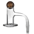MJ Arsenal Full Weld Quartz Terp Blender – 10mm blender banger with marble cap and terp pearls