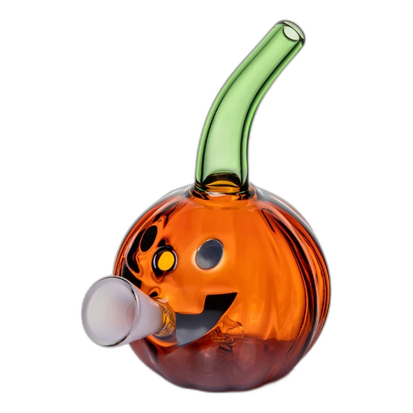 MJ Arsenal Jack O'Ripper Blunt Bubbler – full-color jack-o'-lantern bubbler for cones and blunts