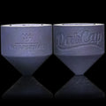 MJ Arsenal Original DabCap – black silicone vape-to-water-pipe adapter with MJ Arsenal and DabCap branding