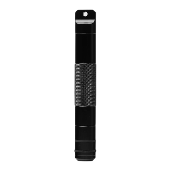 MJ Arsenal Phoenix Baton – black machined aluminum pre-roll tube with built-in lighter