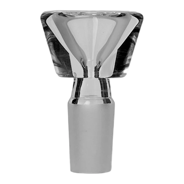 MJ Arsenal Summit Flower Bowl – 14mm clear borosilicate funnel-style replacement bowl