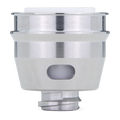 Puffco New Peak 3D Chamber - stainless chamber shown alone