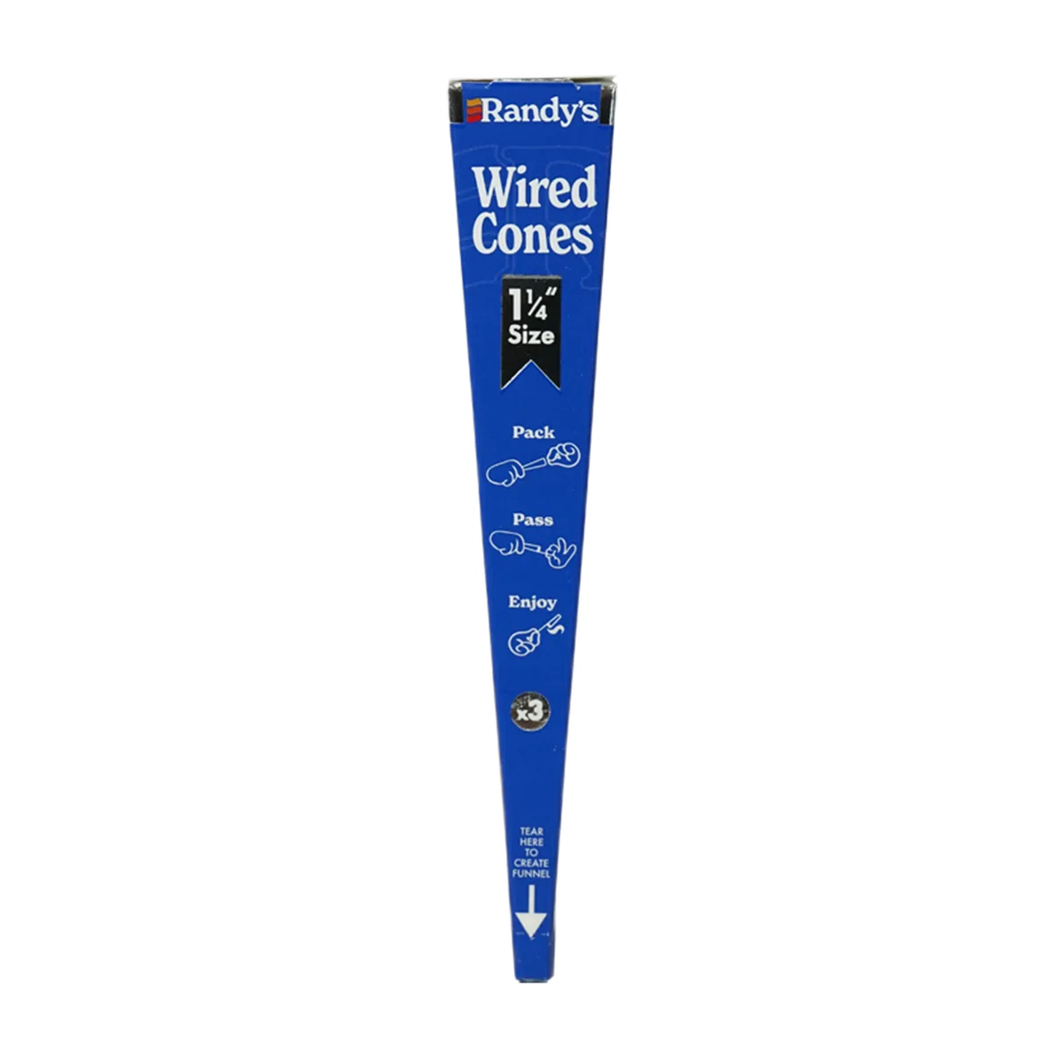 Randy's Wired 1 1/4 Cones Pre-Rolled Papers – product image