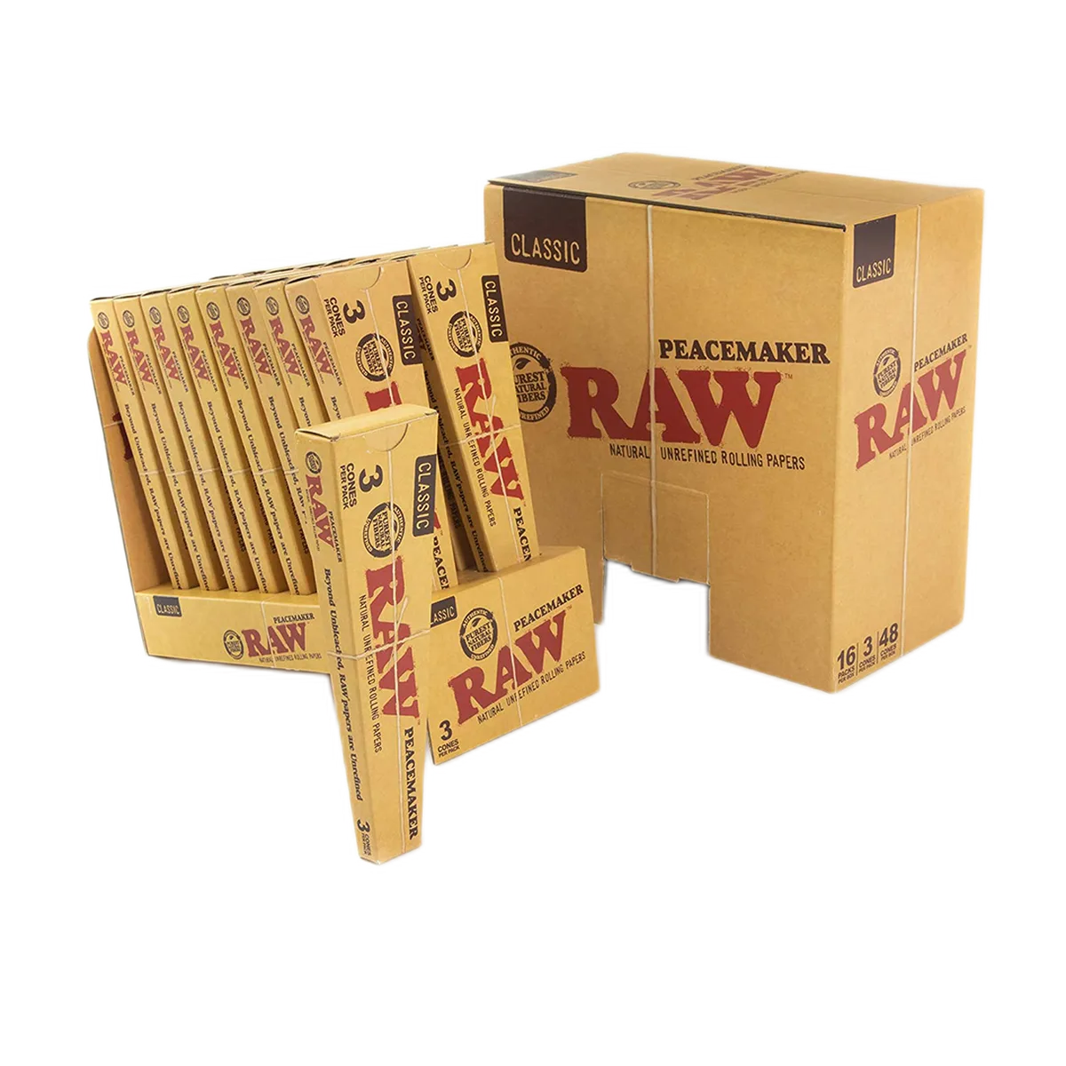 RAW Classic Cones Novelty Pre-Rolled Papers