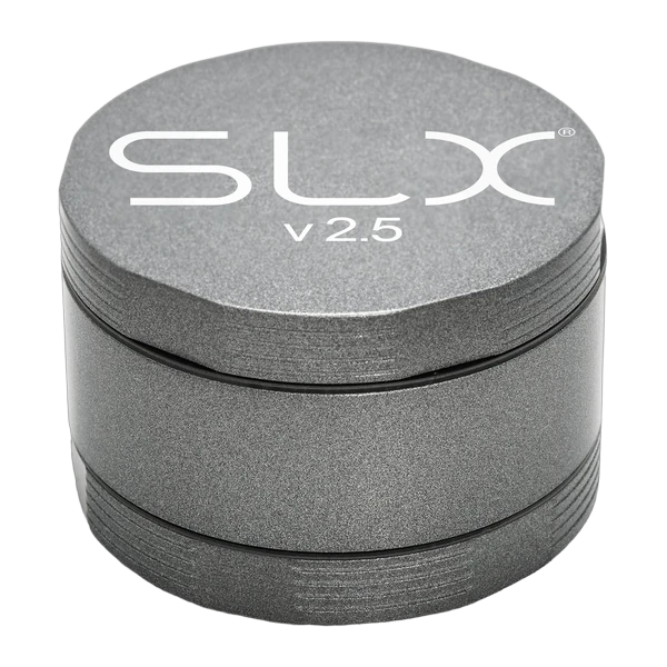 SLX V2.5 ceramic coat grinder in silver, closed, front view