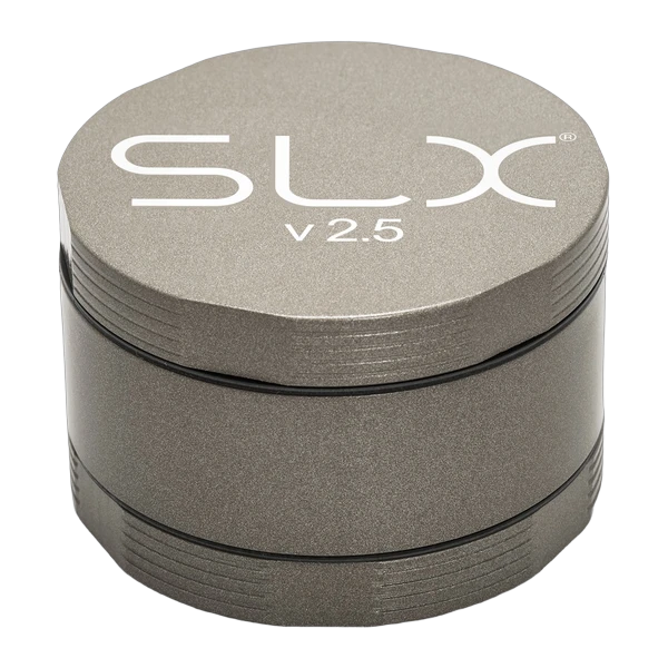 SLX V2.5 ceramic coat grinder in champagne gold, closed, front view