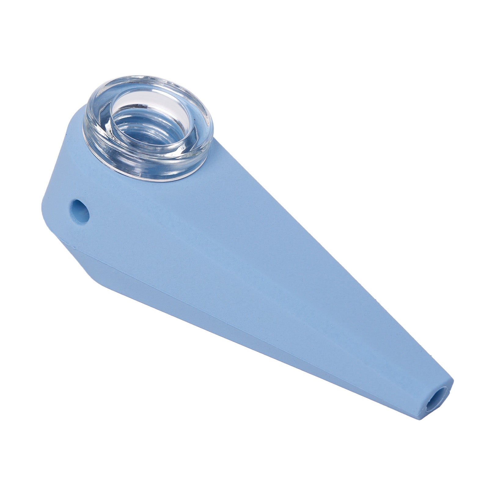 Softglass Token Silicone Hand Pipe – platinum-cured silicone pipe with built-in tamper