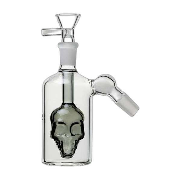 Human Grade The Skull Ash Catcher - Smoke - 45 (14mm)