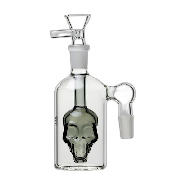 Human Grade The Skull Ash Catcher - Smoke - 90 (14mm)